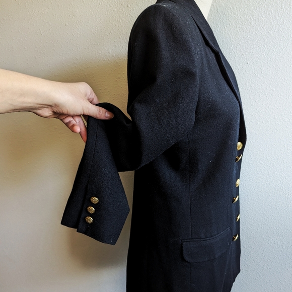 Vintage Black Wool Brooks Brother's Blazer - Picture 3 of 9